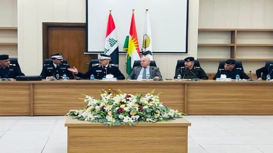 ناقلا تحيات وسلام السيد وزير الداخلية عبد الامير الشمري المحترم ولمناقشة العمل المروري المشترك