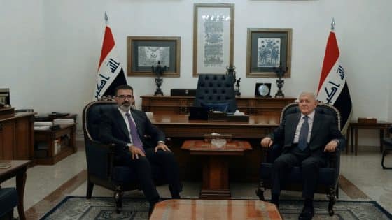 رئيس الجمهورية يشيد بكركوك كنموذج للتعايش بين المكونات