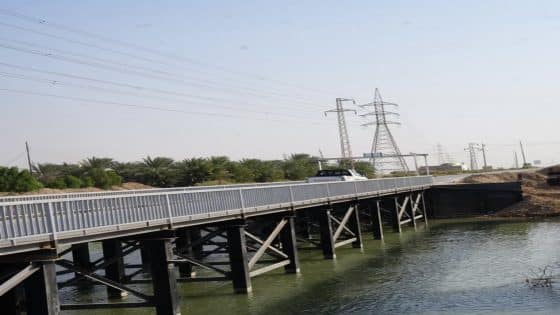 نفط ميسان تعلن اكتمال إنشاء جسر حديدي مؤقت جنوب العمارة