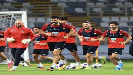 أسود الرافدين يباشرون تدريباتهم في أبوظبي ضمن تحضيرات الملحق الآسيوي