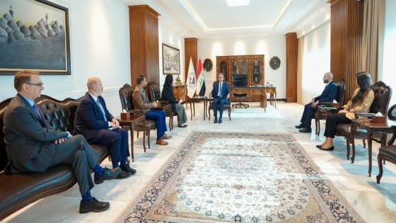 رئيس مجلس القضاء يوضح لوفد مبادرة العراق آليات الإشراف القضائي على الانتخابات