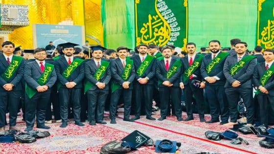 جامعة الفرات الأوسط التقنية تشارك في حفل التخرج المركزي السادس لطلبة الجامعات العراقية