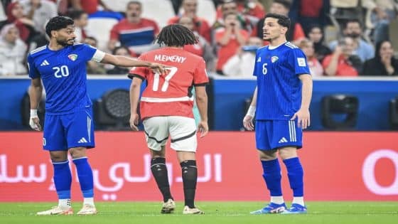تعادل مثير بين مصر والكويت في بطولة كأس العرب
