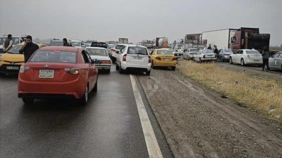 الدفاع المدني: إعادة افتتاح جسر داقوق وعودة الحركة على طريق بغداد–كركوك