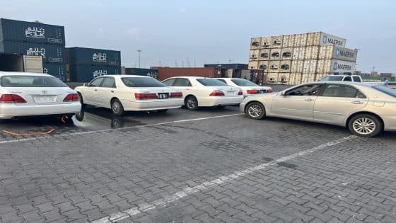 الكمارك تضبط عجلات دون الموديل معدّة للتهريب في أم قصر الشمالي