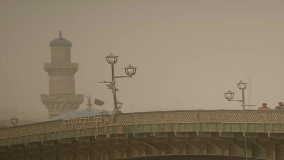 طقس العراق يشهد تصاعداً للغبار وارتفاعاً طفيفاً بالحرارة