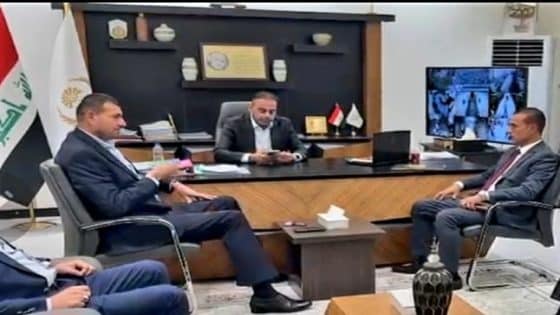 العامري يؤكد دعم الحكومة المحلية لمشاريع البنية التحتية في القرنة