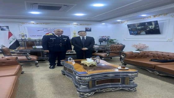 قنصل جمهورية الصين يزور مرور البصرة ..