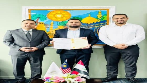 تدريسي من جامعة الفرات الأوسط التقنية يُكرَّم في كوالالمبور تقديرًا لإسهاماته البحثية