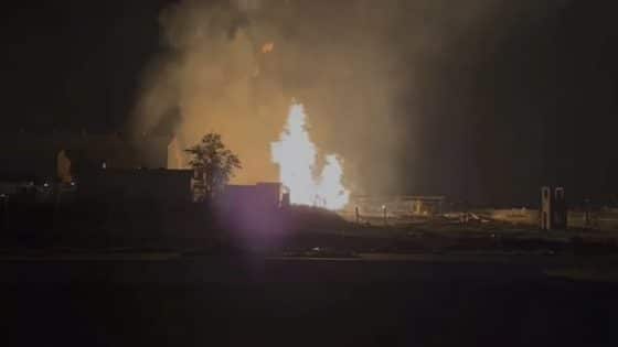 شركة نفط الشمال تعلن السيطرة على حريق اندلع قرب محطة (AB2) في كركوك