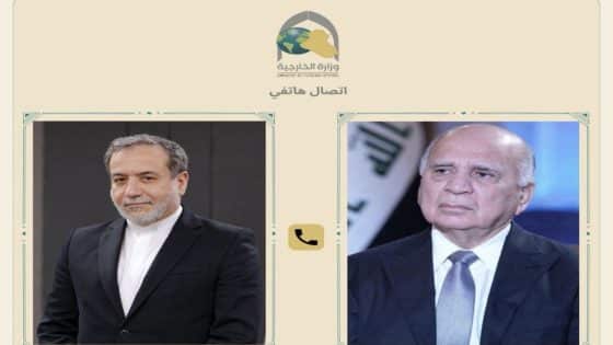 وزير الخارجية يبحث مع نظيره الإيراني التطورات المتعلقة بسير المباحثات