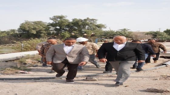 العامري يتفقد مشروع جسر أبو فلوس في أبي الخصيب ويوجه بتسريع وتيرة العمل