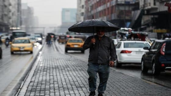 الأنواء الجوية: أمطار رعدية وانخفاض في درجات الحرارة