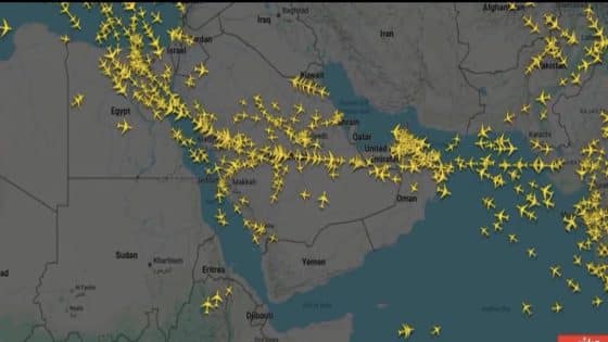 ‏حركة الملاحة الجوية في ظل الأوضاع الراهنة