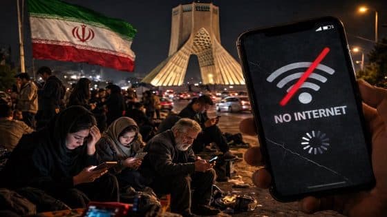 انقطاع شبه كامل للإنترنت في إيران