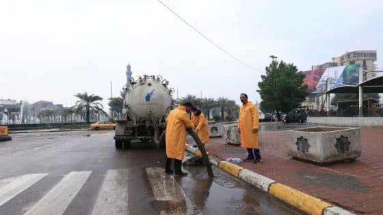 أمانة بغداد: إجراءات استباقية وخطط طوارئ لمواجهة الفيضانات