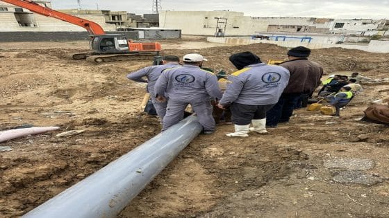 استنفار خدمي متواصل في الأنبار لسحب مياه الأمطار