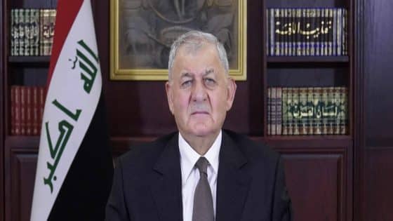 رئيس الجمهورية: الاعتداء على منزل رئيس إقليم كردستان تجاوز يهدد أمن البلاد