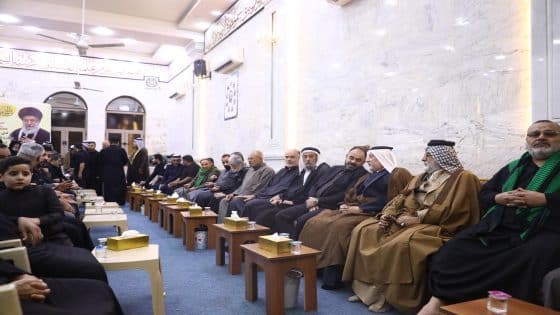 نائب رئيس مجلس محافظة البصرة أسامة السعد يعزّي عوائل الشهداء في الزبير وشط العرب