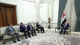 رئيس الجمهورية يؤكد أهمية تضافر الجهود للحفاظ على أمن العراق واستقراره