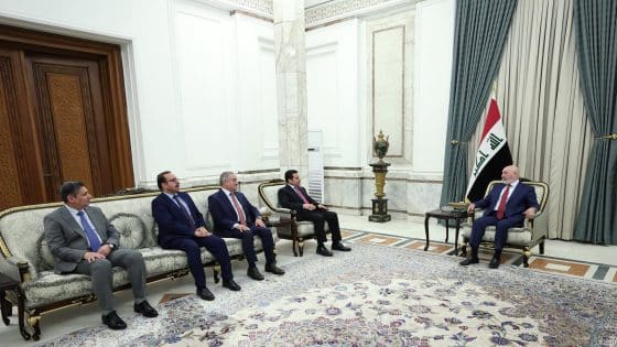 رئيس الجمهورية يؤكد أهمية تضافر الجهود للحفاظ على أمن العراق واستقراره
