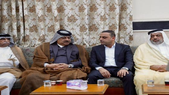 نيابةً عن محافظ البصرة المهندس أسعد عبد الأمير العيداني،