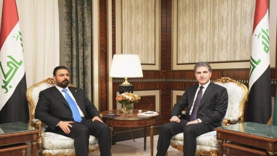 الزيدي ونيجيرفان بارزاني يناقشان ملف تشكيل الحكومة الجديدة