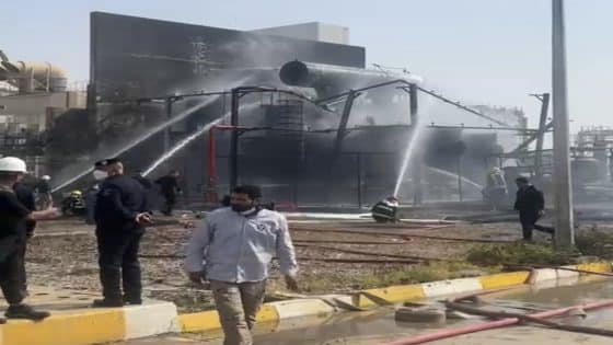 ميسان تعلن إخماد حريق محطة الكحلاء الغازية وتوضح ملابساته وأسبابه
