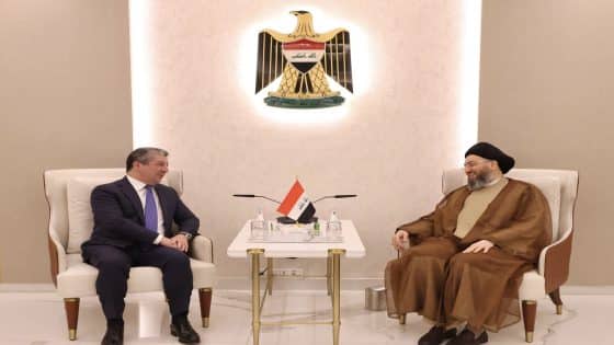 السيد الحكيم يؤكد ضرورة حل الإشكاليات العالقة بين الحكومة الاتحادية وحكومة إقليم كردستان