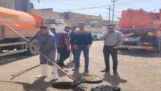 استنفار خدمي يسبق محرم.. مديرية مجاري ميسان تهيئ طرق المواكب وشبكات الصرف لاستقبال شهر الأحزان