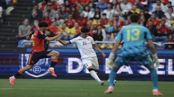 منتخبنا الوطني يتعادل إيجابياً مع نظيره الإسباني