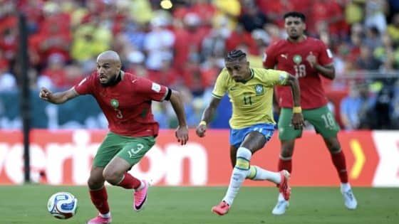المغرب تتعادل مع البرازيل إيجابياً في المونديال