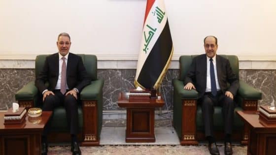 المالكي والبدري يبحثان مستجدات الأوضاع الأمنية وتعزيز التنسيق بين المؤسسات الأمنية