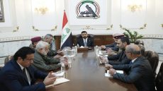 القائد العام للقوات المسلحة يزور مقر هيئة الحشد الشعبي ويوجه بتكريم الشهداء ورعاية الجرحى