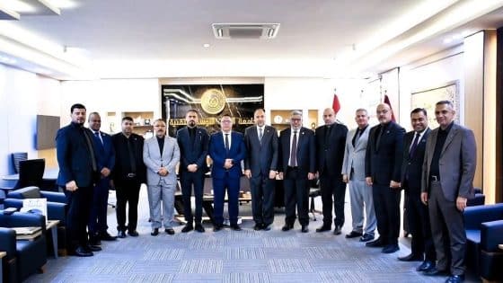جامعة الفرات الأوسط التقنية تستقبل وفد اتحاد مجالس البحث العلمي العربية لبحث الشراكة البحثية