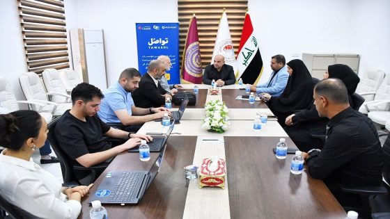 وفد مشروع تواصل الكندي يبحث مع جامعة الفرات الأوسط التقنية تطوير برامج التأهيل والتوظيف وتعزيز فرص تشغيل الخريجين