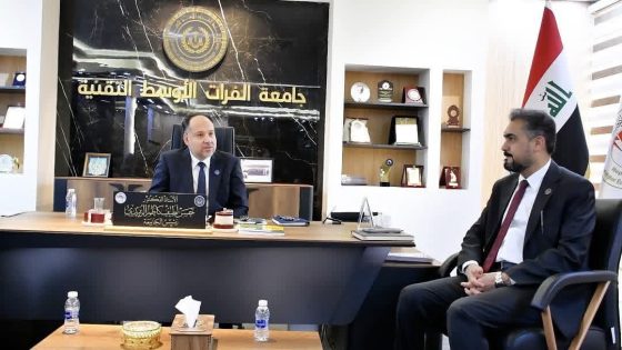 اللجنة الوزارية لتقييم الواقع العلمي والأكاديمي تباشر أعمالها في جامعة الفرات الأوسط التقنية