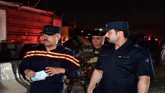 الدفاع المدني يعلن السيطرة على حريق معمل الأصباغ في بغداد
