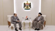 السيد الحكيم والمالكي يجددان دعمهما لمسارات حصر السلاح بيد الدولة