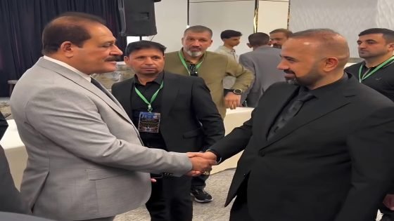 حيدر المولى يشارك في المؤتمر الانتخابي لاتحاد الكيك بوكسنغ